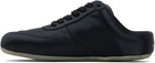 MM6 Maison Margiela Black Satin Factory Sneakers