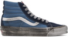 Vans Navy OG SK8-Hi LX Stressed Sneakers