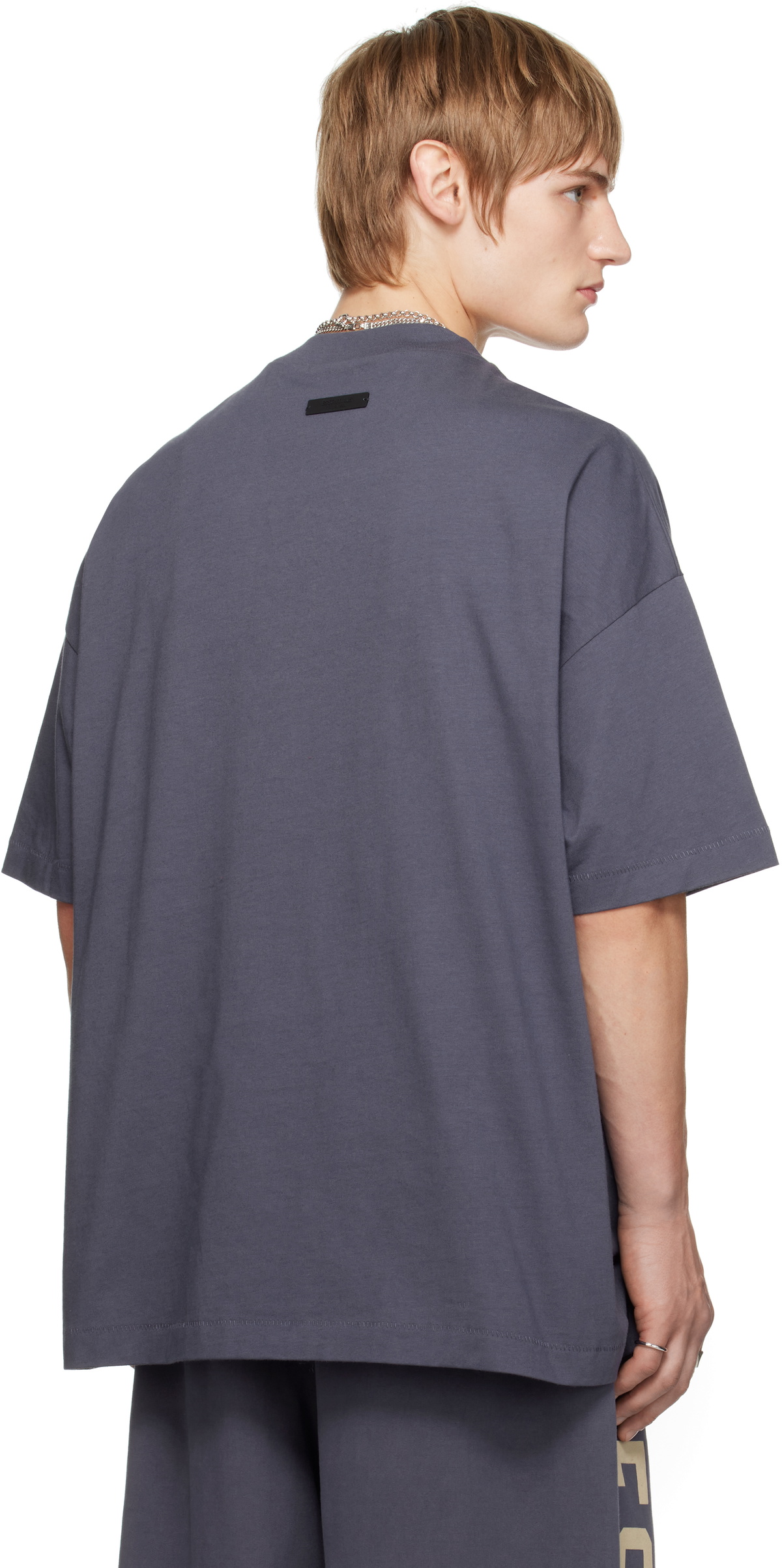 ★新作【Fear of God】Jersey Crewneck T-Shirt★ Fear of God ESSENTIALS Jersey Crewneck Tee in Black | FWRD