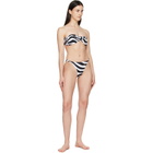 BALMAIN Black & White Bandeau Bikini
