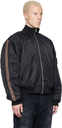 ALEXANDER DIGENOVA Black RL Bomber Jacket
