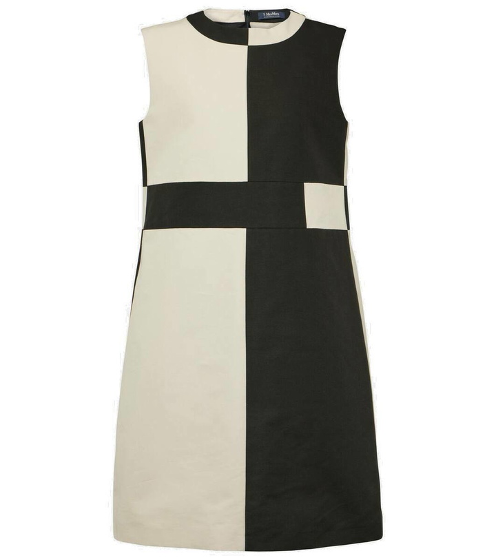 Photo: 'S Max Mara Nausica cotton faille minidress