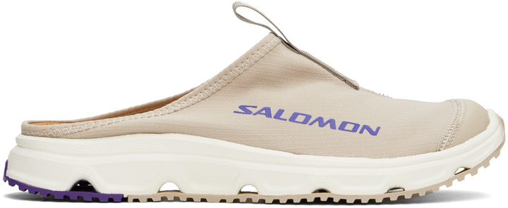 Photo: Salomon Beige & Brown RX Slide 3.0 Slippers