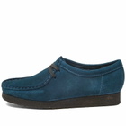 Clarks Originals Women's Wallabee Shoes in Deep Blue Suede