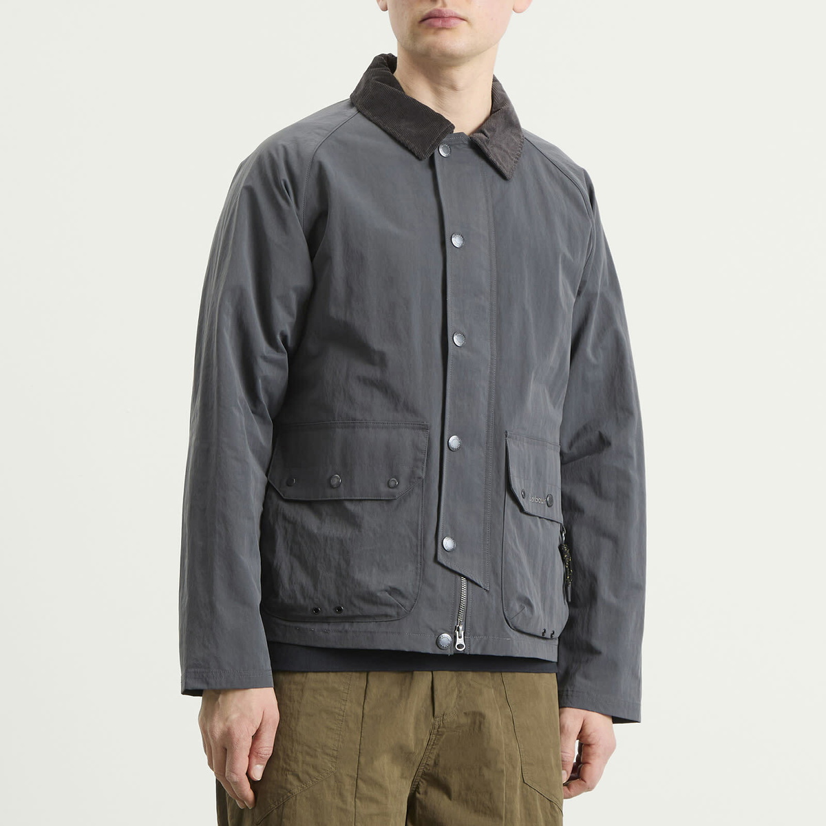 Barbour Men's Re-Engineered Casual Chore Jacket in Asphalt Barbour