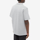 Thom Browne Men's Mercerised Pique Polo Shirt in Light Grey