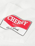 Cherry Los Angeles - Logo-Print Cotton-Jersey Tank Top - White