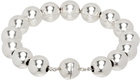 Jil Sander Silver Beaded Bracelet