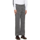 Noah Grey Canvas Recycled Work Trousers