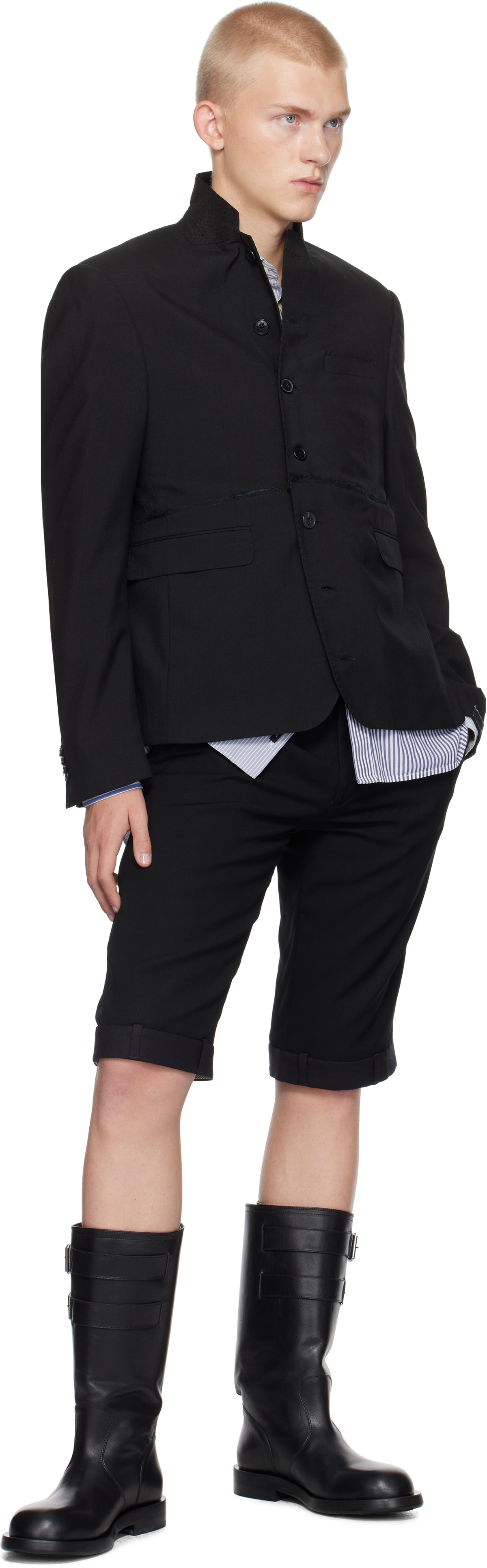 HODAKOVA Black Button Blazer