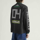 ICECREAM Men's Services Ls Mesh Top in Black
