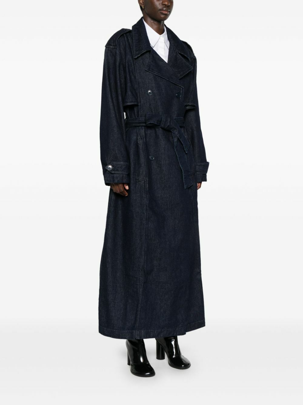 The Frankie Shop Women's Riva Cotton Blend Trench Coat Beige main image 1