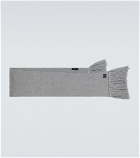 Amiri - Embroidered cashmere scarf