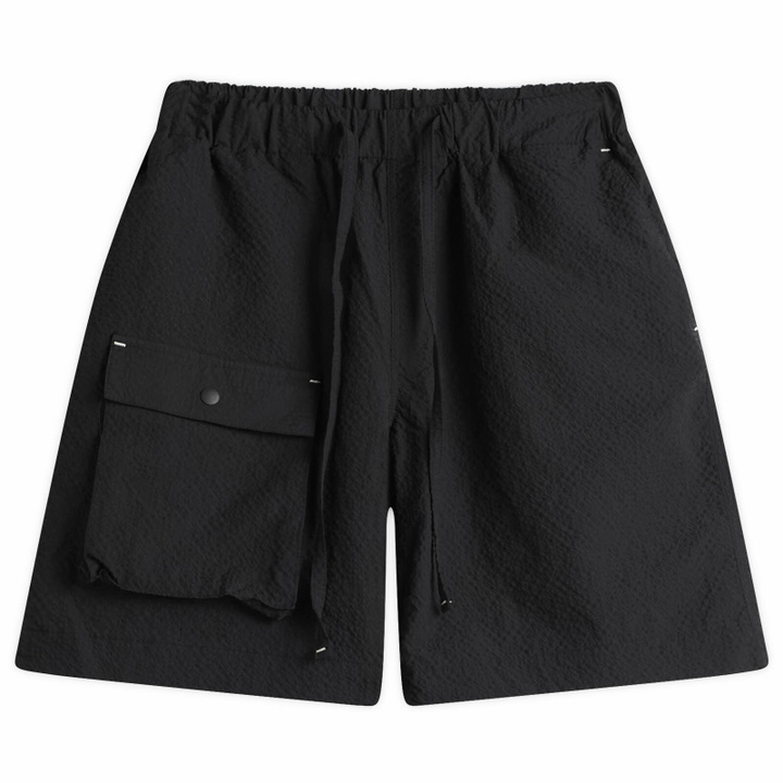 Photo: FrizmWORKS Men's Comfortable Banding Shorts in Black