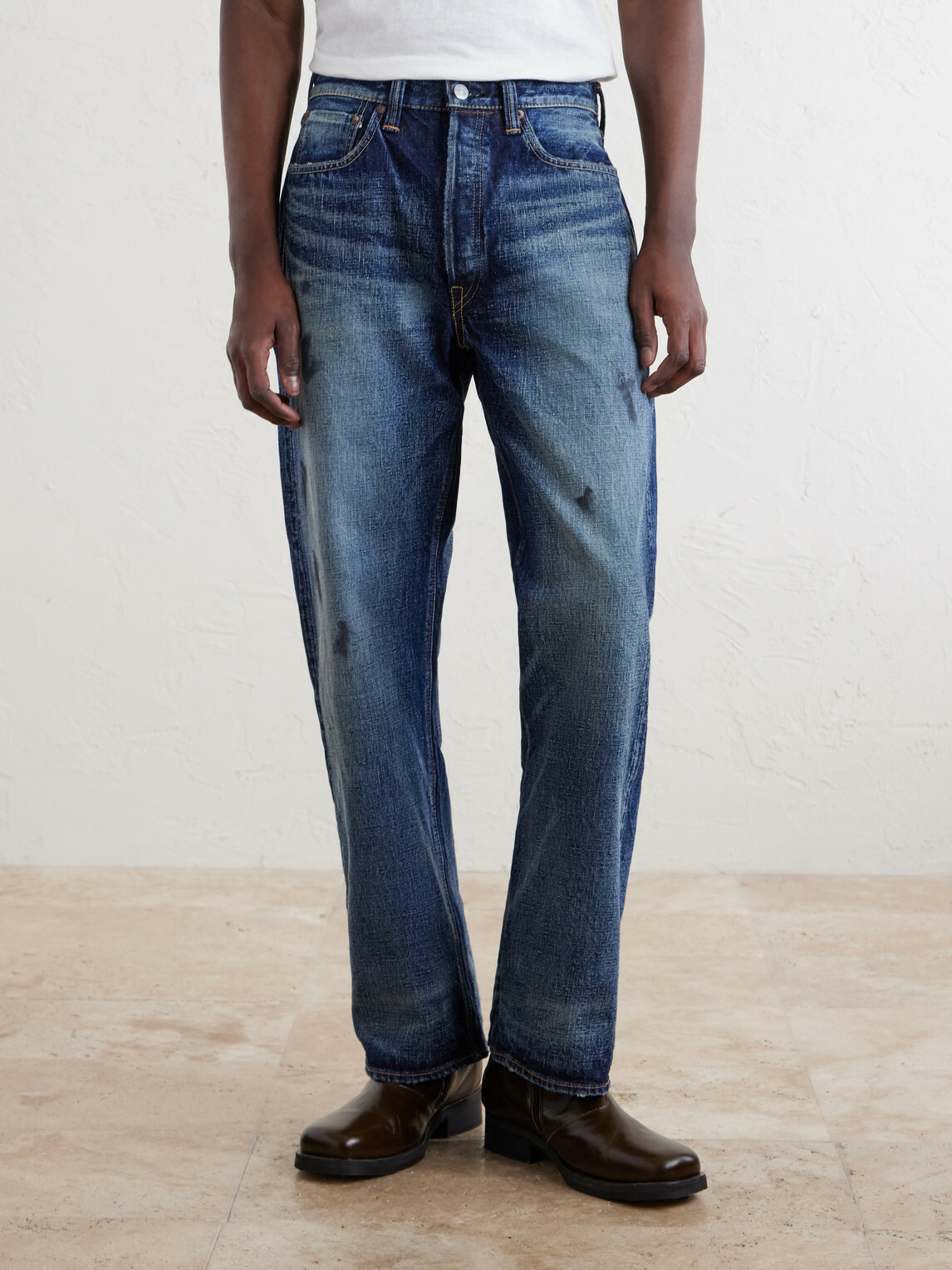 FULLCOUNT - Fear of Dark Straight-Leg Jeans - Blue