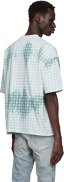 AMIRI Blue MA Quad Bleached Oversized T-shirt