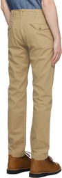 RRL Beige Officer Trousers