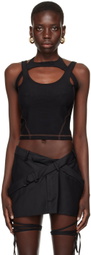SRVC Black Marfa Tank Top