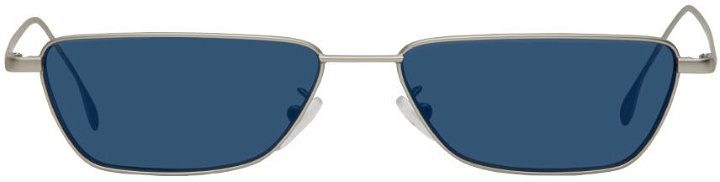 Photo: Paul Smith Silver & Blue Askew Sunglasses