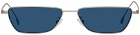 Paul Smith Silver & Blue Askew Sunglasses