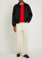 Valentino Garavani Vlogo Cotton Jacket Black