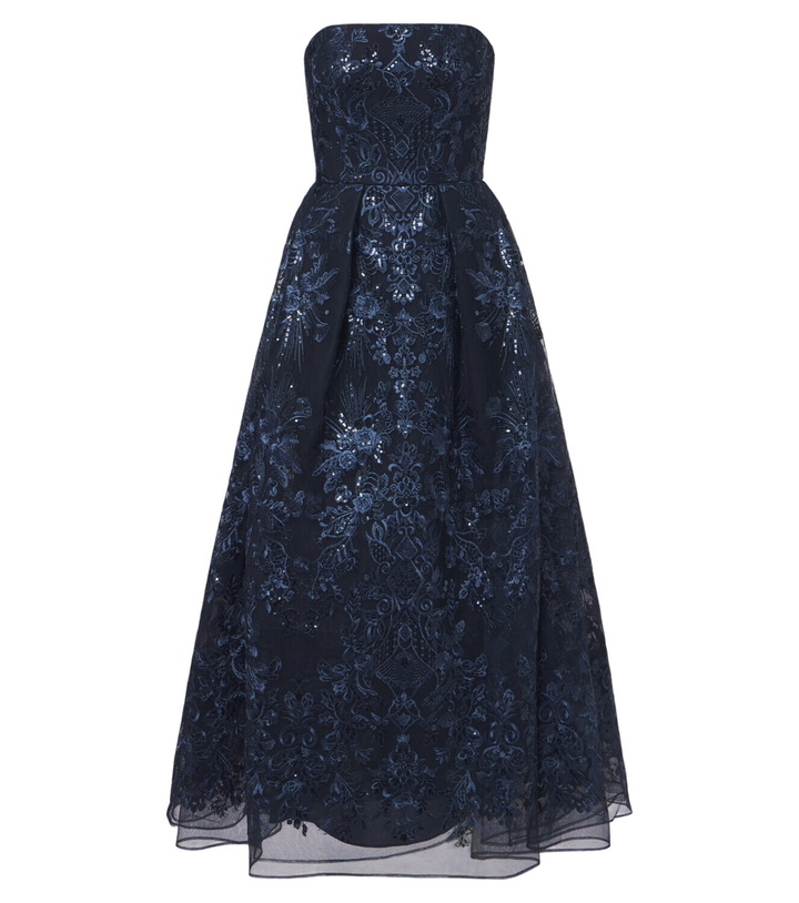 Photo: Elie Saab Sequined lace bustier gown