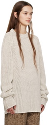 UMBER POSTPAST Off-White Raglan Sweater