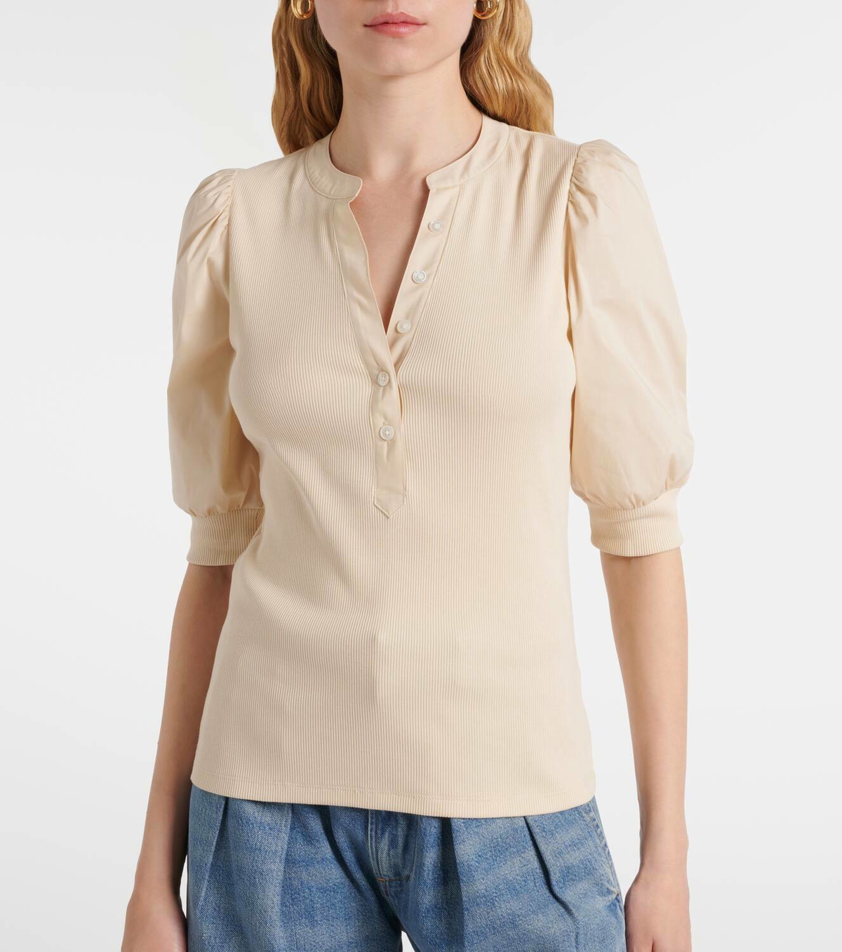 Veronica Beard Coralee cotton-blend top