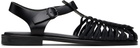 HEREU Black Alaro Sandals