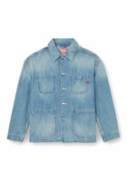 Diesel Utility-style denim jacket - Denim Jackets - Unisex - Blue