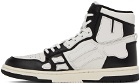 AMIRI Black & White Skel Hi Sneakers