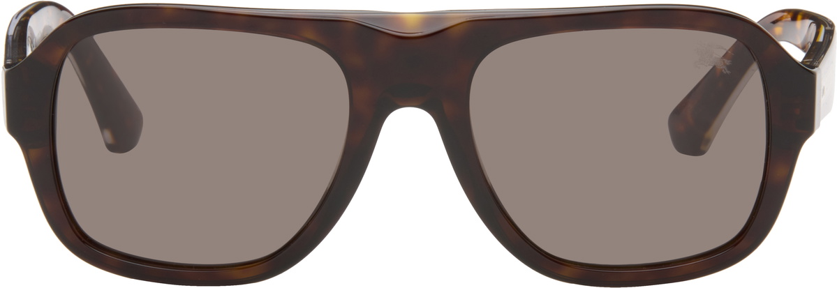 Burberry Brown Aviator Sunglasses