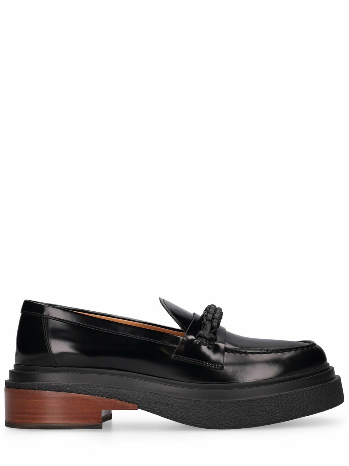 tod's leather loafers womens