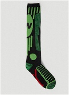 Walter Van Beirendonck - W Socks in Green