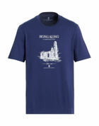 Brunello Cucinelli Mens T-shirt in Navy