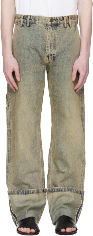 Photo: Entire Studios Blue Cuff Jeans