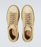 Alexander McQueen Oversized suede sneakers