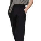 The Viridi-anne Black French Terry Lounge Pants