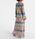 Missoni Zig Zag metallic knit cardigan