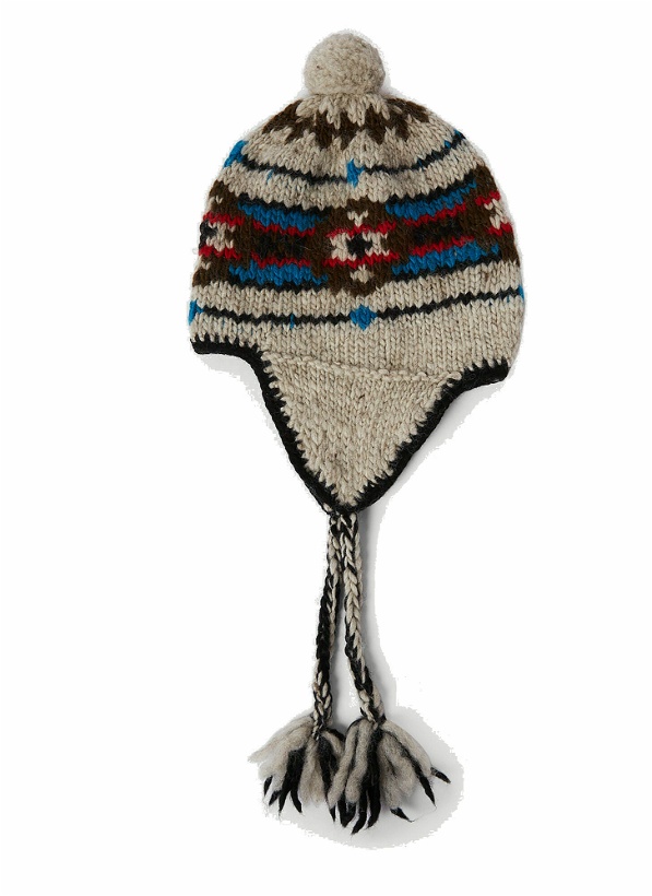 Photo: Knit Beanie Hat in Beige