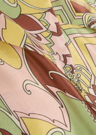 Rixo Maura Printed Satin Midi Dress Multicoloured