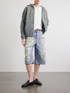 Acne Studios - Judda Rose Printed Cotton Shorts - Blue