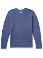 NN07 - Jacobo 6470 Ribbed Cotton Sweater - Blue