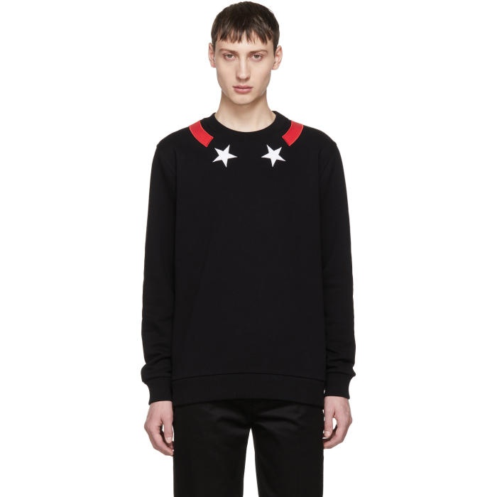 Photo: Givenchy Black Stars and Stripes Sweatshirt 