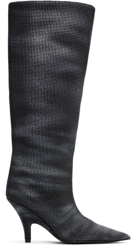 Photo: Alexander Wang Black Diablo 90mm Tall Boots