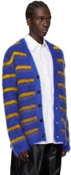 Marni Blue Iconic Stripes Cardigan
