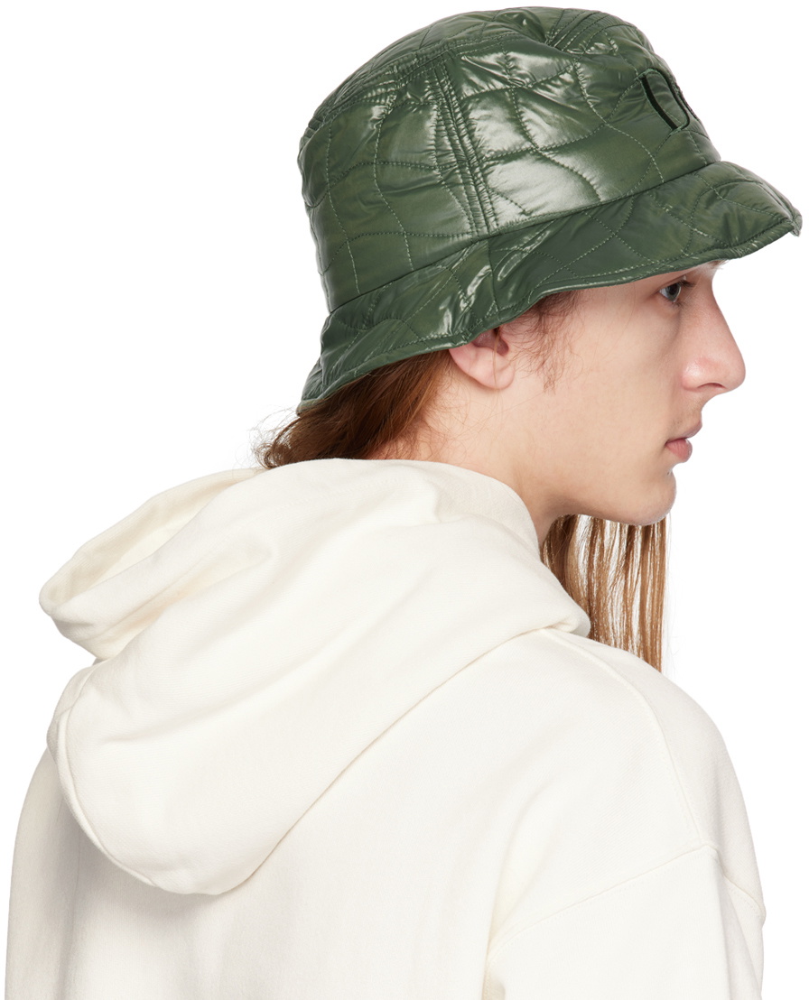 【DIME】 Quilted Outline Bucket Hat Army Dime Quilted Outline Bucket Hat - Army