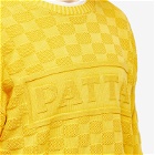 Patta Men's Purl Ribbed Knit in Old Gold