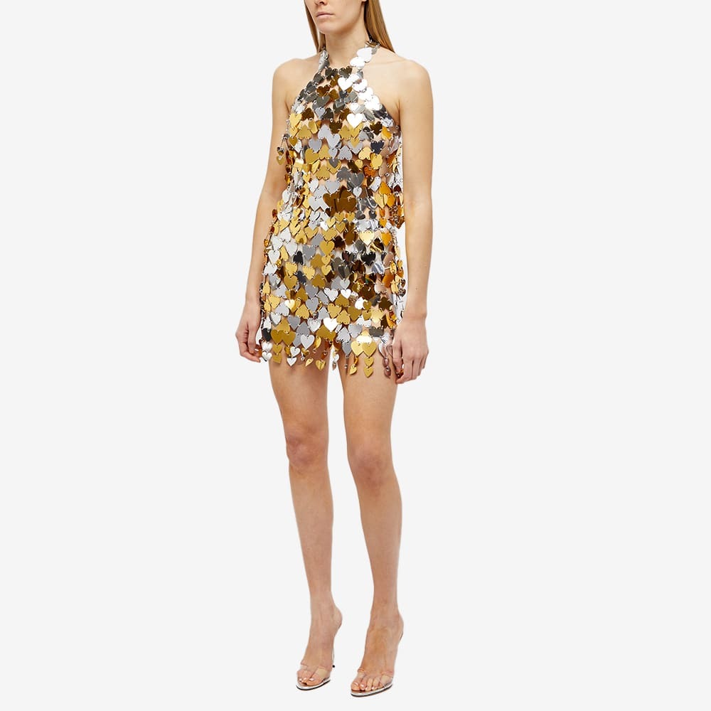 スカート PACO RABANNE Gold Maxi Sequins Mini Skirt Paco Rabanne – Sequin mini-skirt with buffy hem – Renaisa