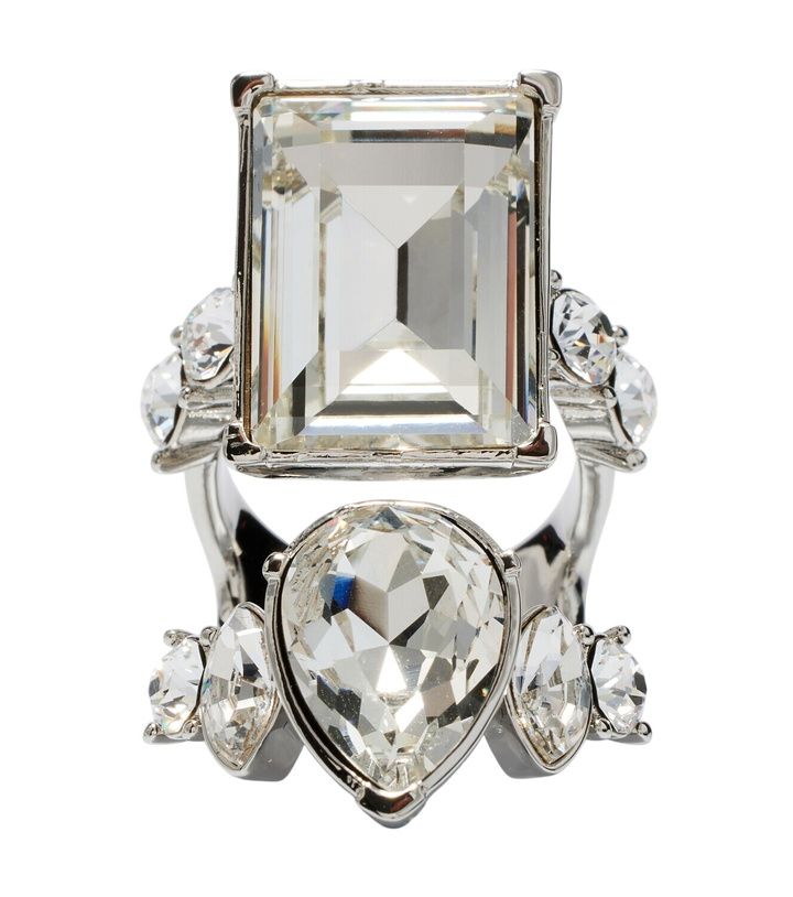 Photo: McQueen Crystal-embellished ring